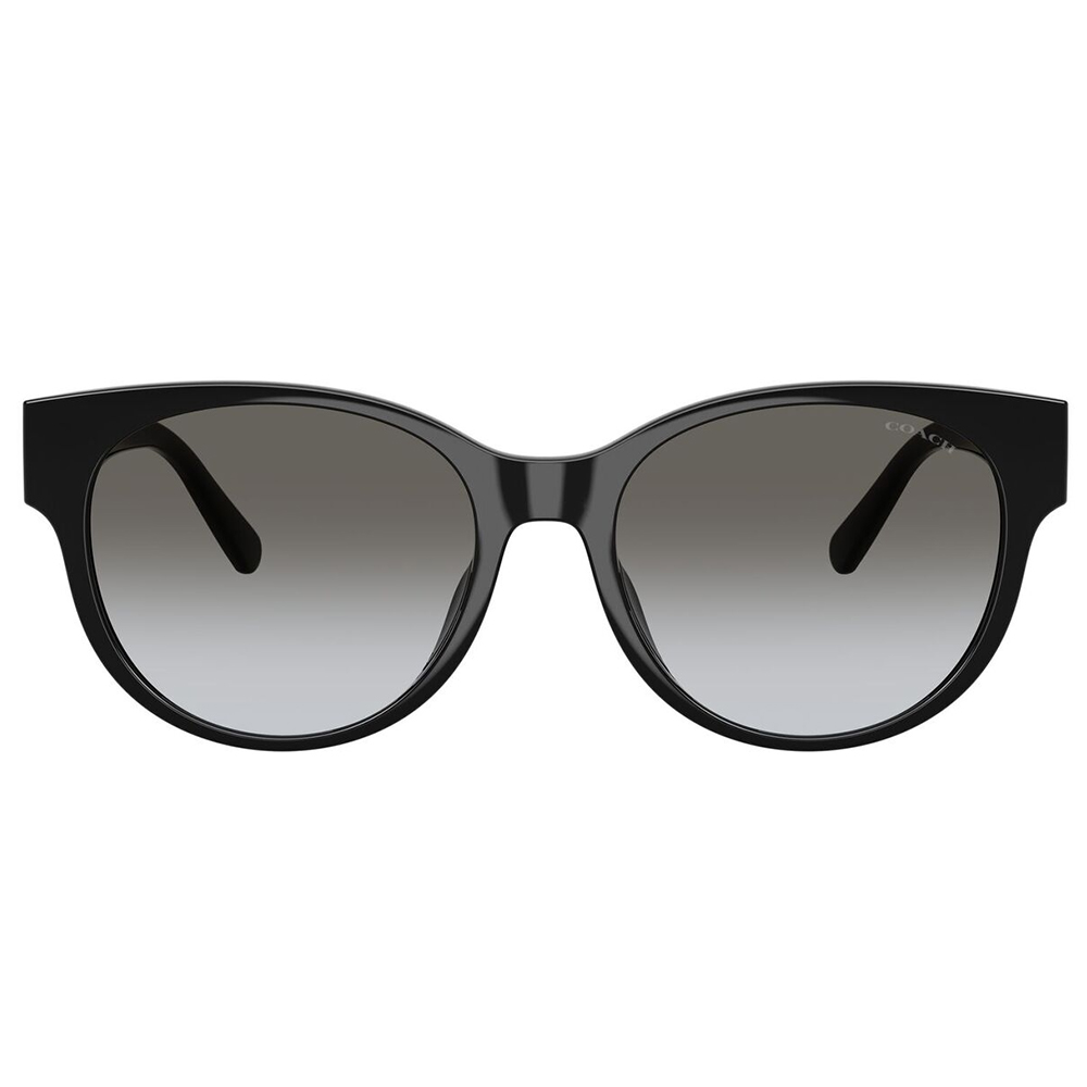 COACH | 雅致態度圓框太陽眼鏡 | 光澤黑