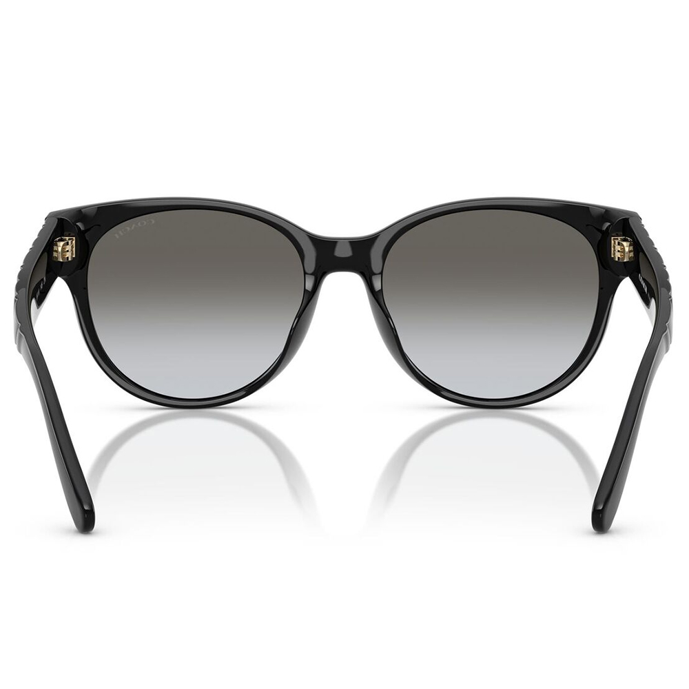 COACH | 雅致態度圓框太陽眼鏡 | 光澤黑