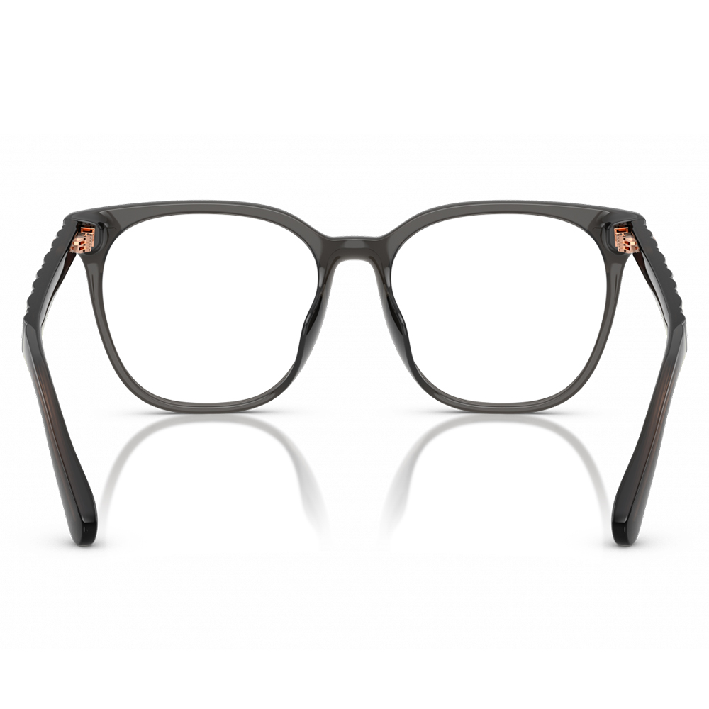 COACH | 緞影斜紋方框眼鏡 | 深霧灰