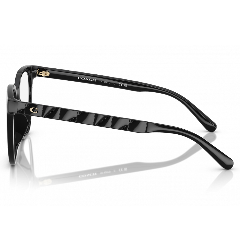 COACH | 緞影斜紋方框眼鏡 | 緞影黑