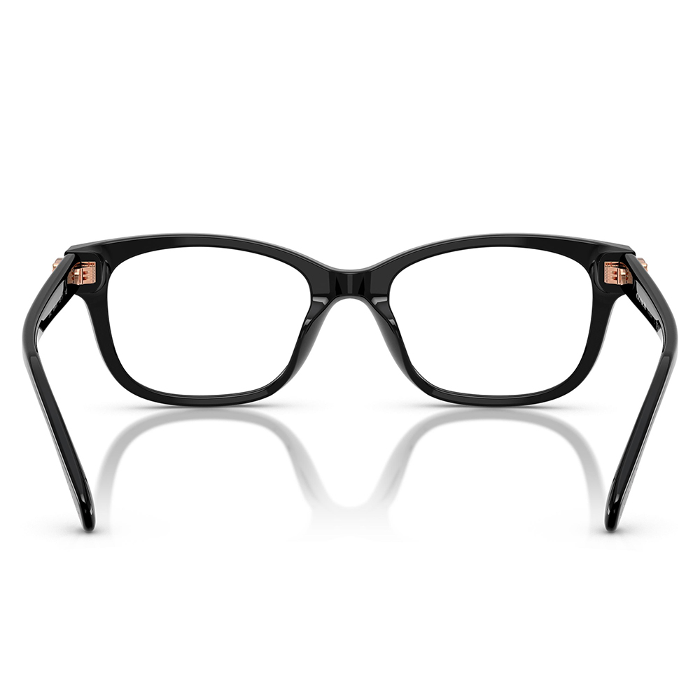 COACH | 立體經典LOGO方框眼鏡  | 經典黑