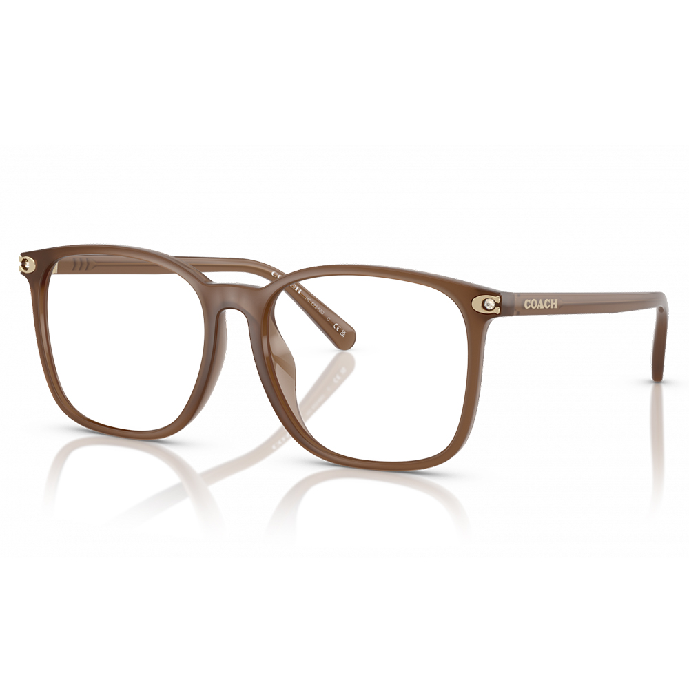 COACH | 自在平衡方框眼鏡 | 奶茶棕