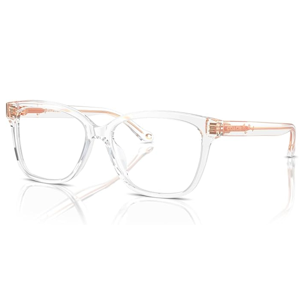 COACH | 柔光印象方框眼鏡 | 透金邊