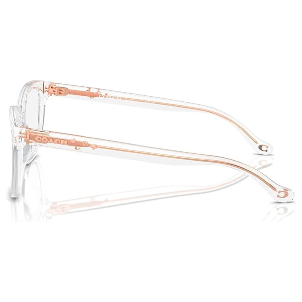 COACH | 柔光印象方框眼鏡 | 透金邊