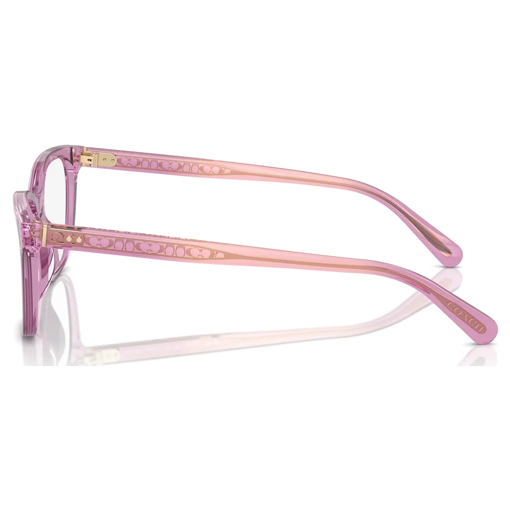 COACH | 經典雙C老花紋方框眼鏡 | 紫水晶