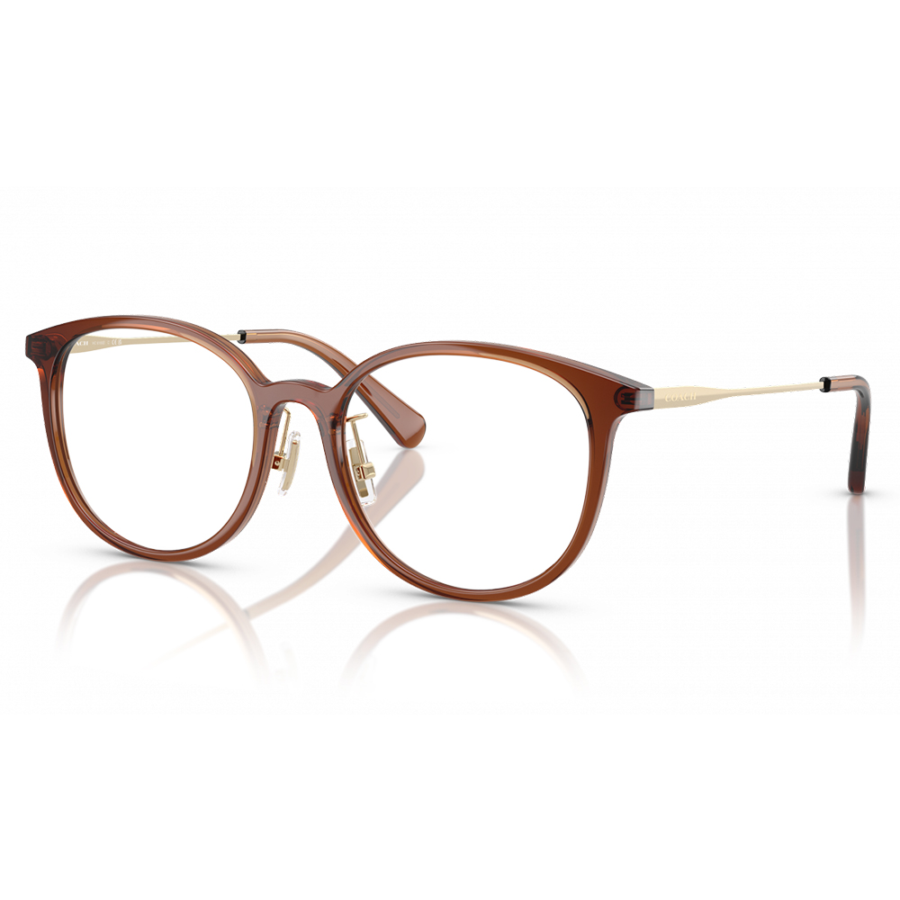 COACH | 隨行焦點波士頓框眼鏡 | 焦糖棕