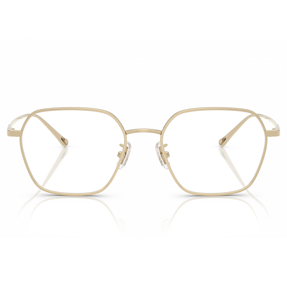 COACH | 純粹線條多邊框眼鏡 | 閃曜金