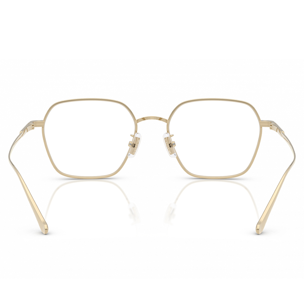 COACH | 純粹線條多邊框眼鏡 | 閃曜金