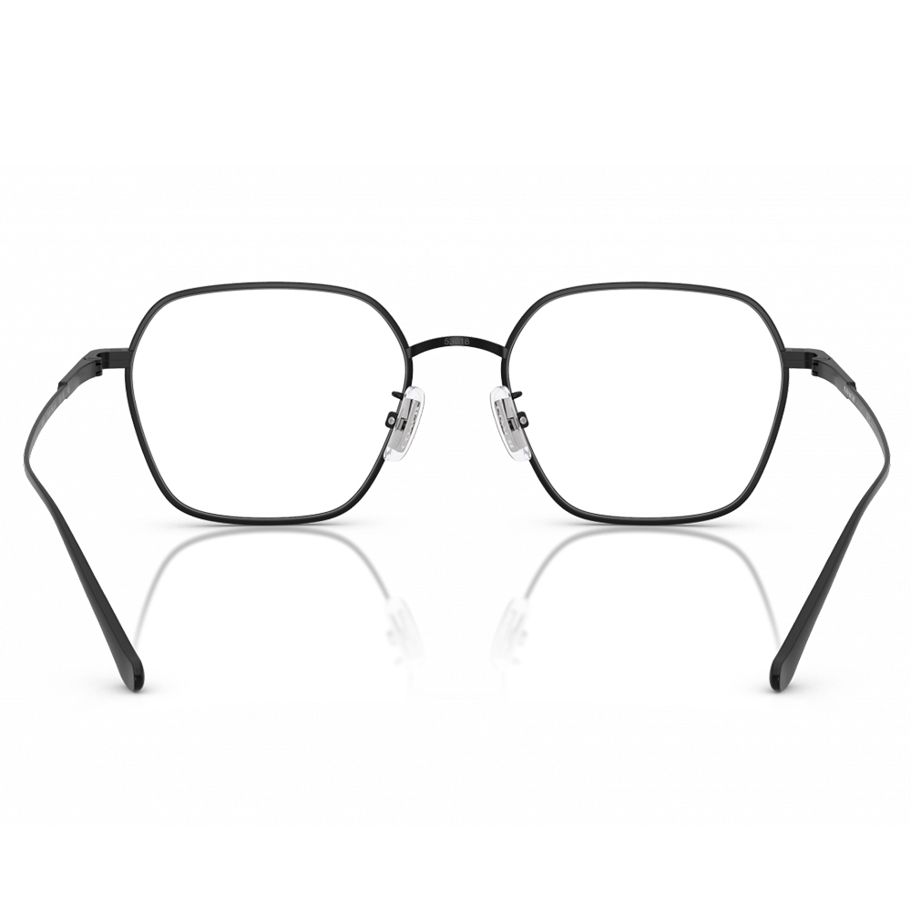 COACH | 純粹線條多邊框眼鏡 | 墨曜黑