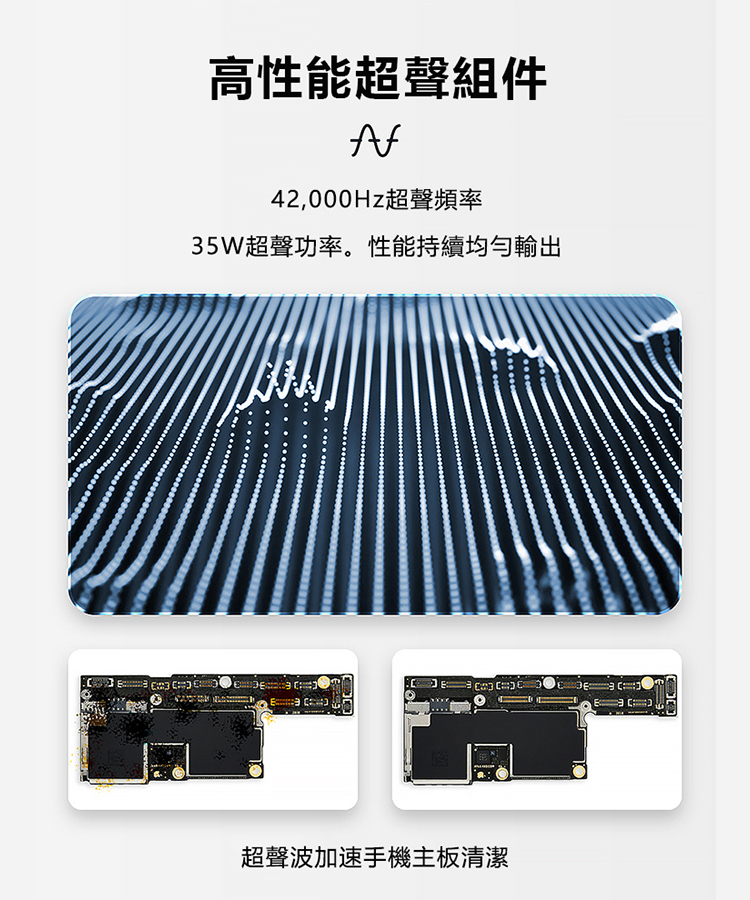 美國 EIWEI｜ 觸控雙模式超聲波清洗機