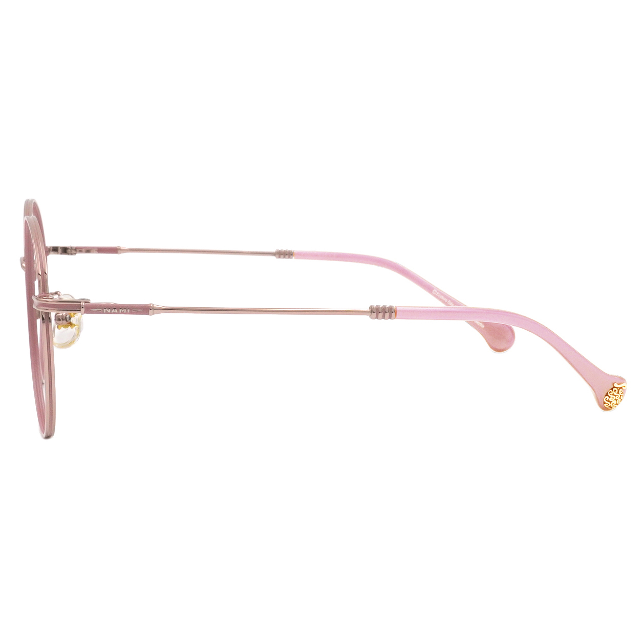 ONE PIECE |娜美-航海盜影 圓框眼鏡|夢幻粉紫