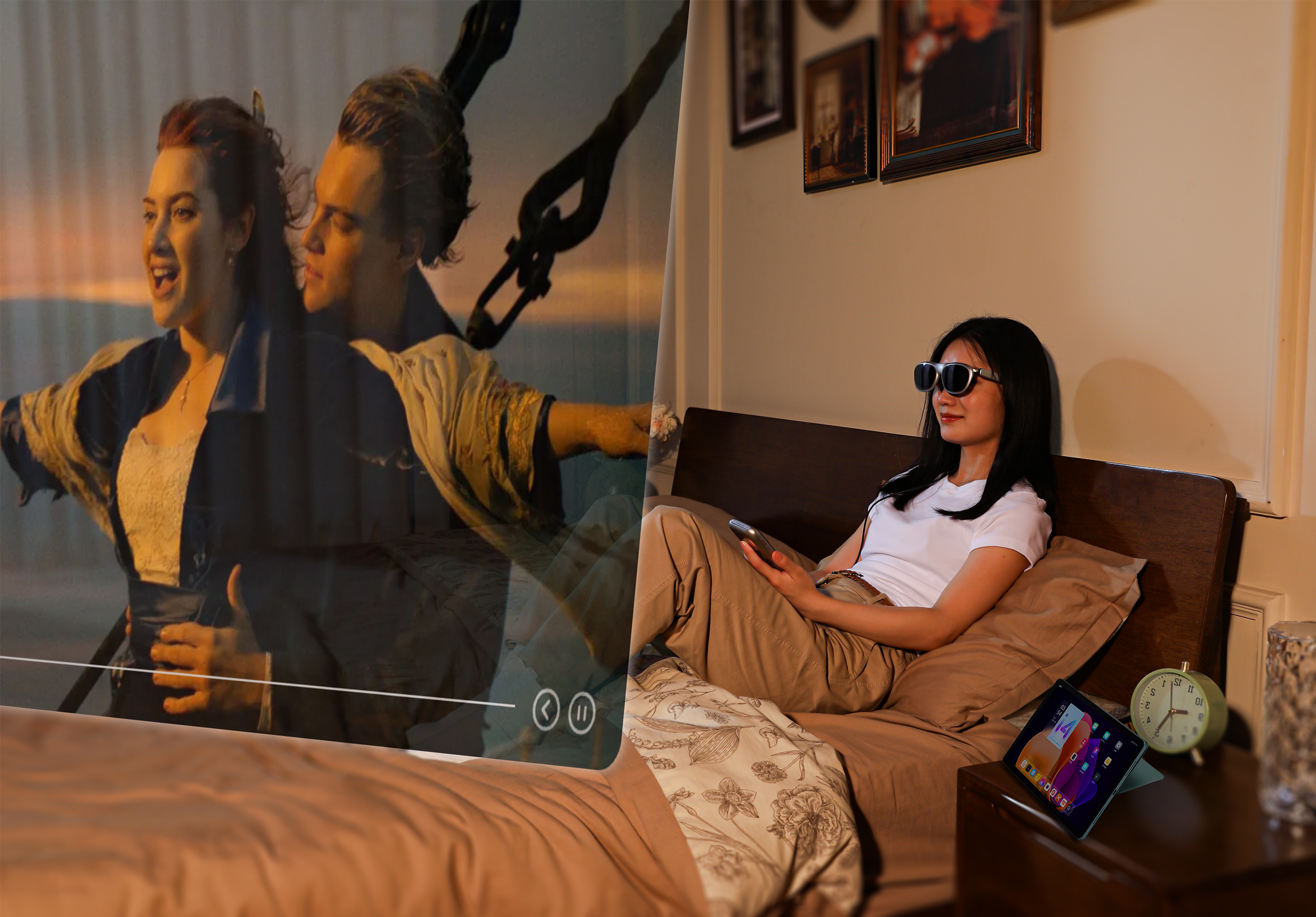 Rokid 樂奇 | AR Spatial 三視窗智慧眼鏡 | 曜石黑