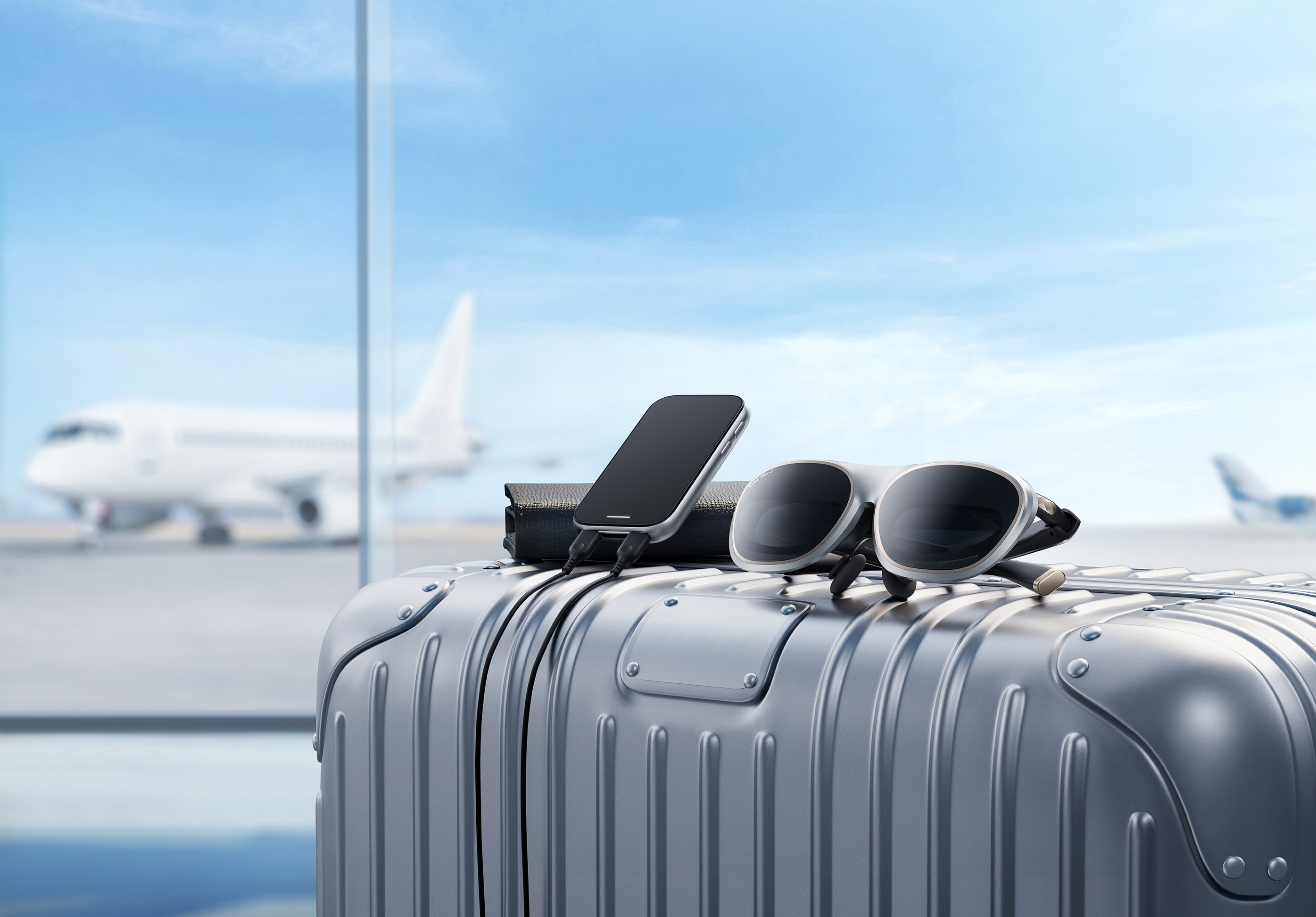 Rokid 樂奇 | AR Spatial 三視窗智慧眼鏡 | 曜石黑