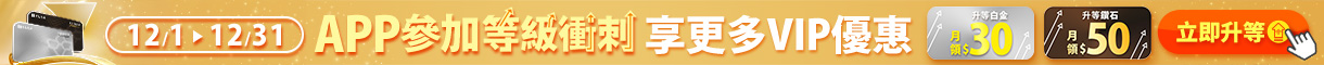 寶島眼鏡會員等級衝刺活動