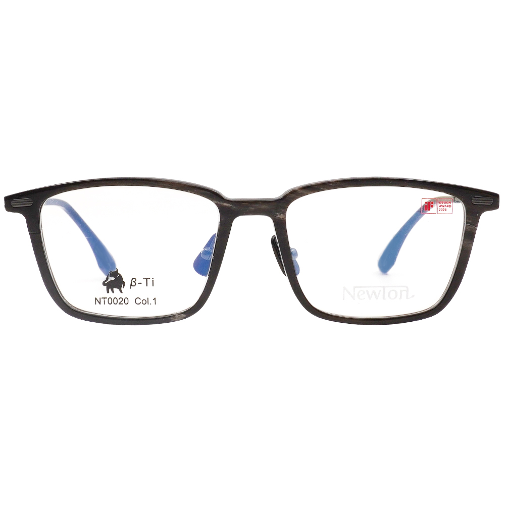 NEWTON︱溫潤匠氣 長方框眼鏡︱琥亮咖