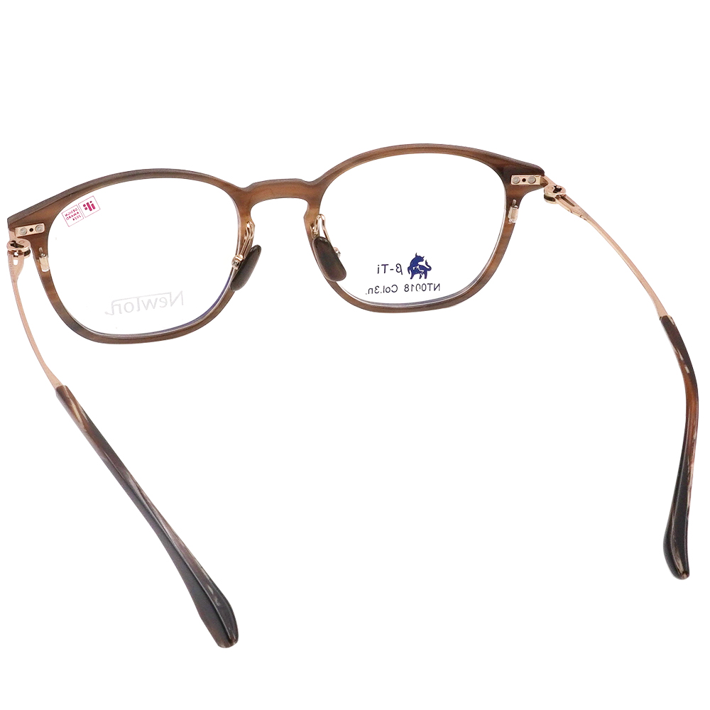 NEWTON︱沉穩簡奢 方框眼鏡︱淺雅棕