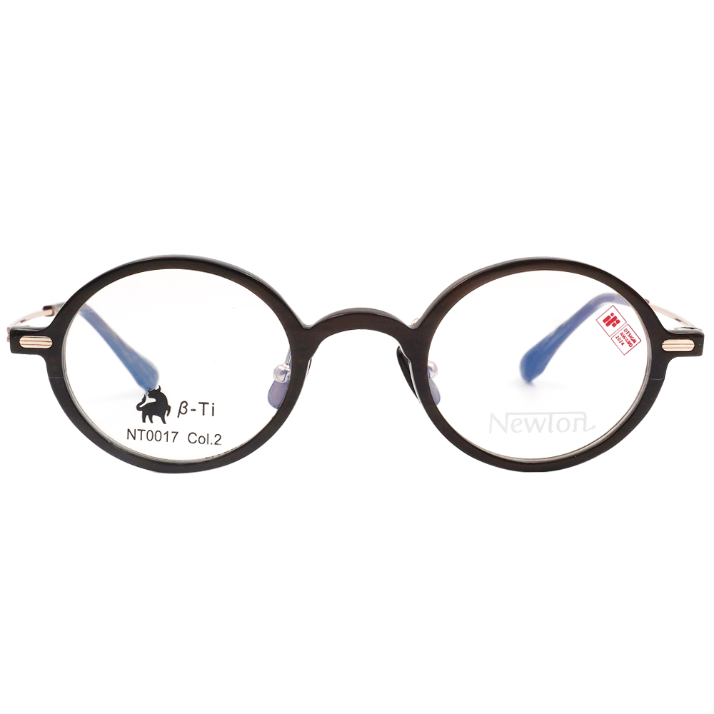 NEWTON︱純粹質序 圓框眼鏡︱匠心棕
