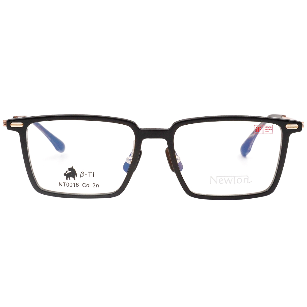 NEWTON︱穩雅風範 長方框眼鏡︱沉樸霧棕