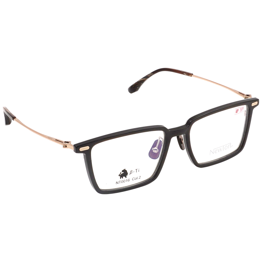 NEWTON︱穩雅風範 長方框眼鏡︱沉樸棕