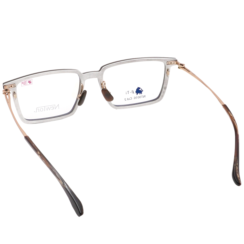 NEWTON︱穩雅風範 長方框眼鏡︱沉樸棕