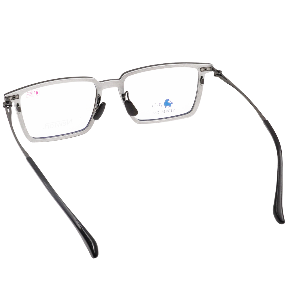 NEWTON︱穩雅風範 長方框眼鏡︱漾紋咖