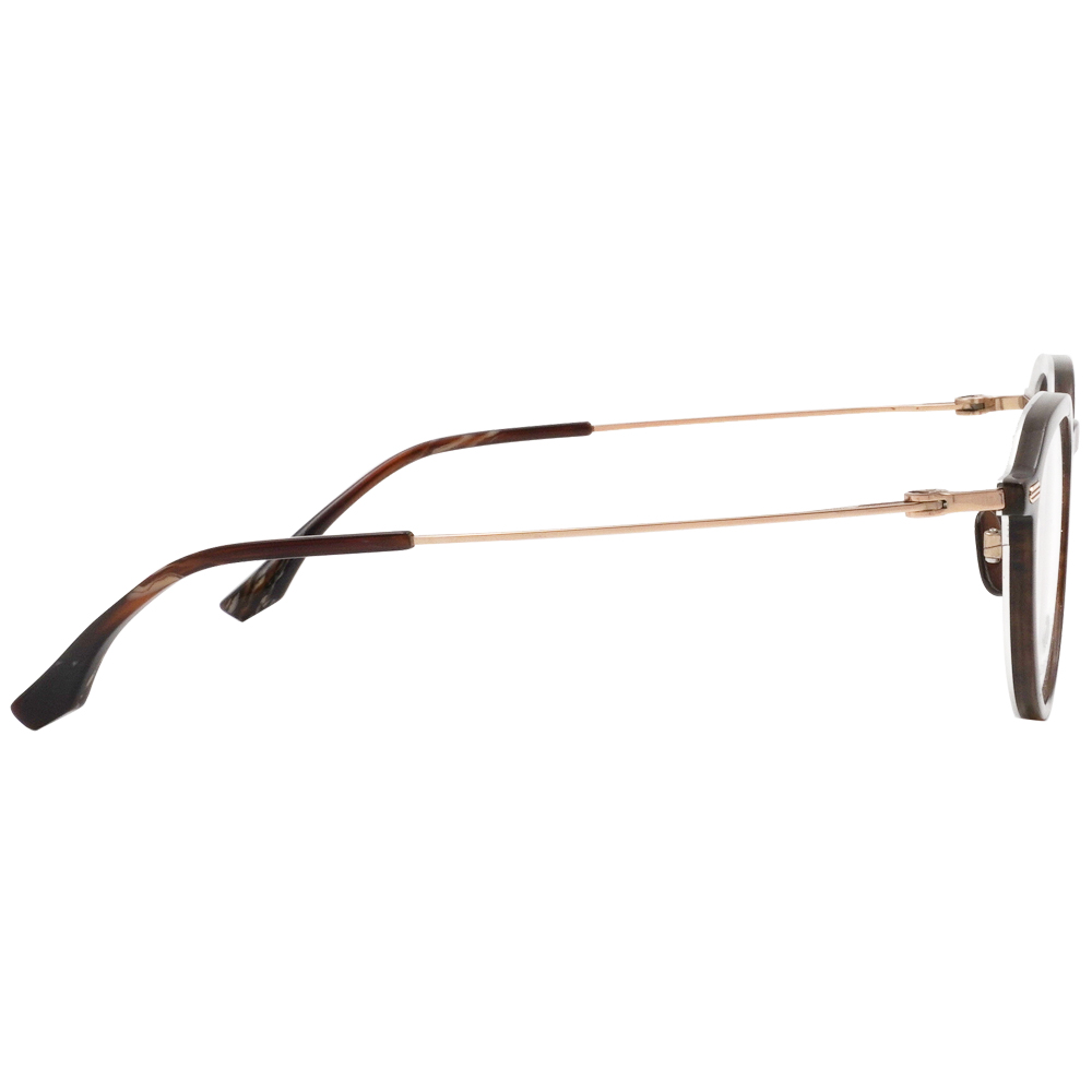 NEWTON︱質感流線 波士頓框眼鏡︱焙亮棕