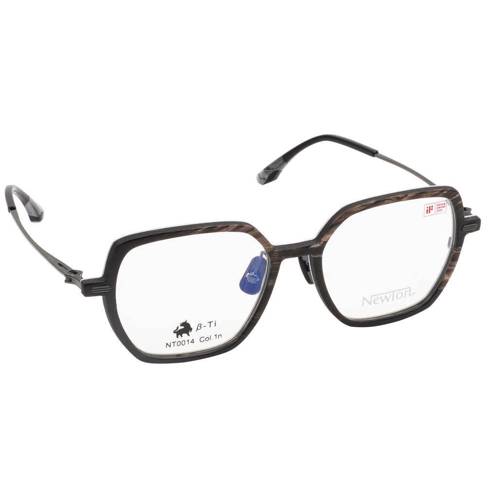 NEWTON︱質樸雅匠 大方框眼鏡︱流紋霧棕