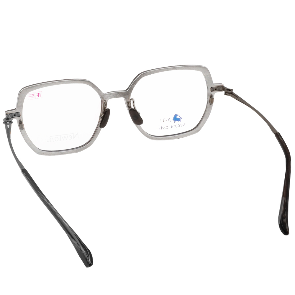 NEWTON︱質樸雅匠 大方框眼鏡︱流紋霧棕