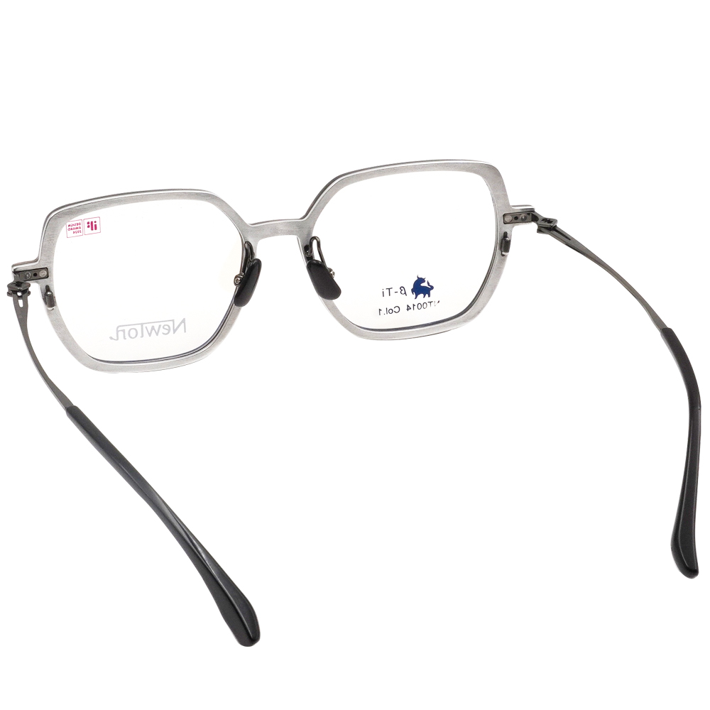 NEWTON︱質樸雅匠 大方框眼鏡︱流紋亮棕