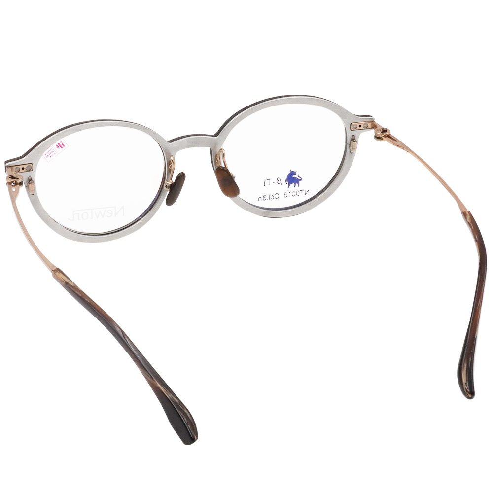 NEWTON︱工藝本質 圓框眼鏡︱柔棕雅霧