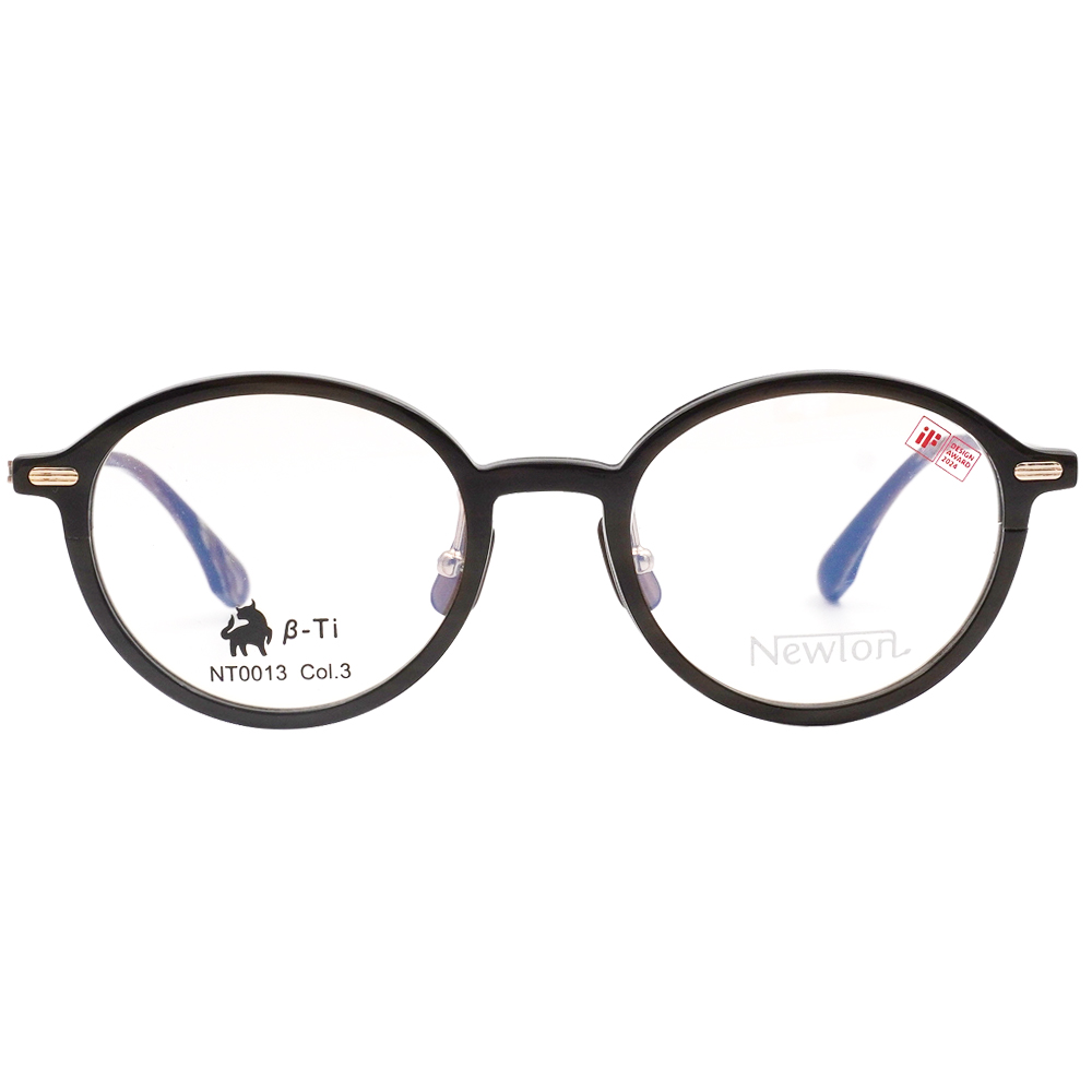 NEWTON︱工藝本質 圓框眼鏡︱柔棕晶亮
