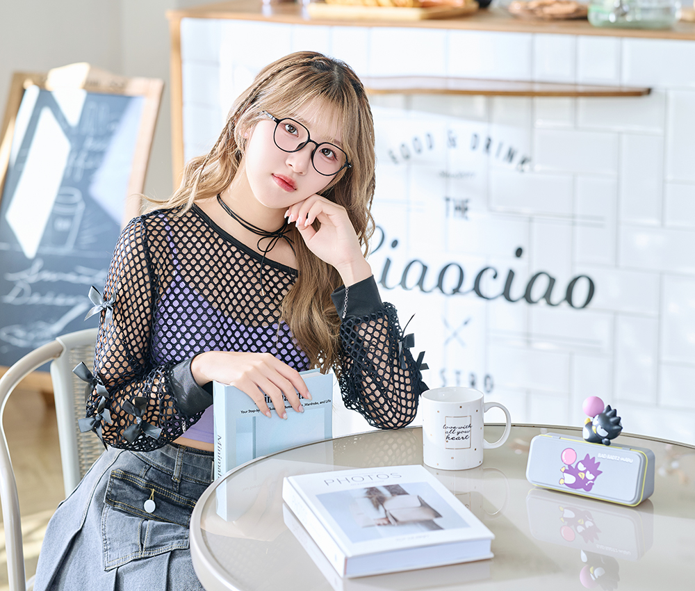 三麗鷗夢幻隊▪︎酷企鵝｜小情緒日記 多邊框眼鏡｜酷黑