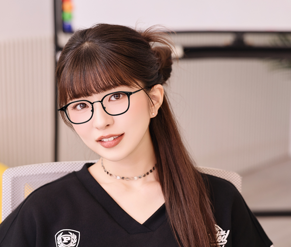 三麗鷗夢幻隊▪︎酷企鵝｜冷調街角系 方框眼鏡｜烏羽黑