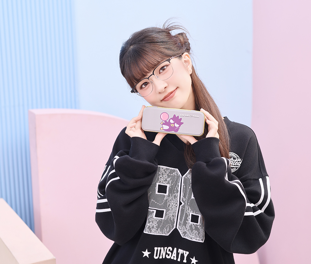 三麗鷗夢幻隊▪︎酷企鵝｜冷酷小招牌 眉框眼鏡｜墨潮黑