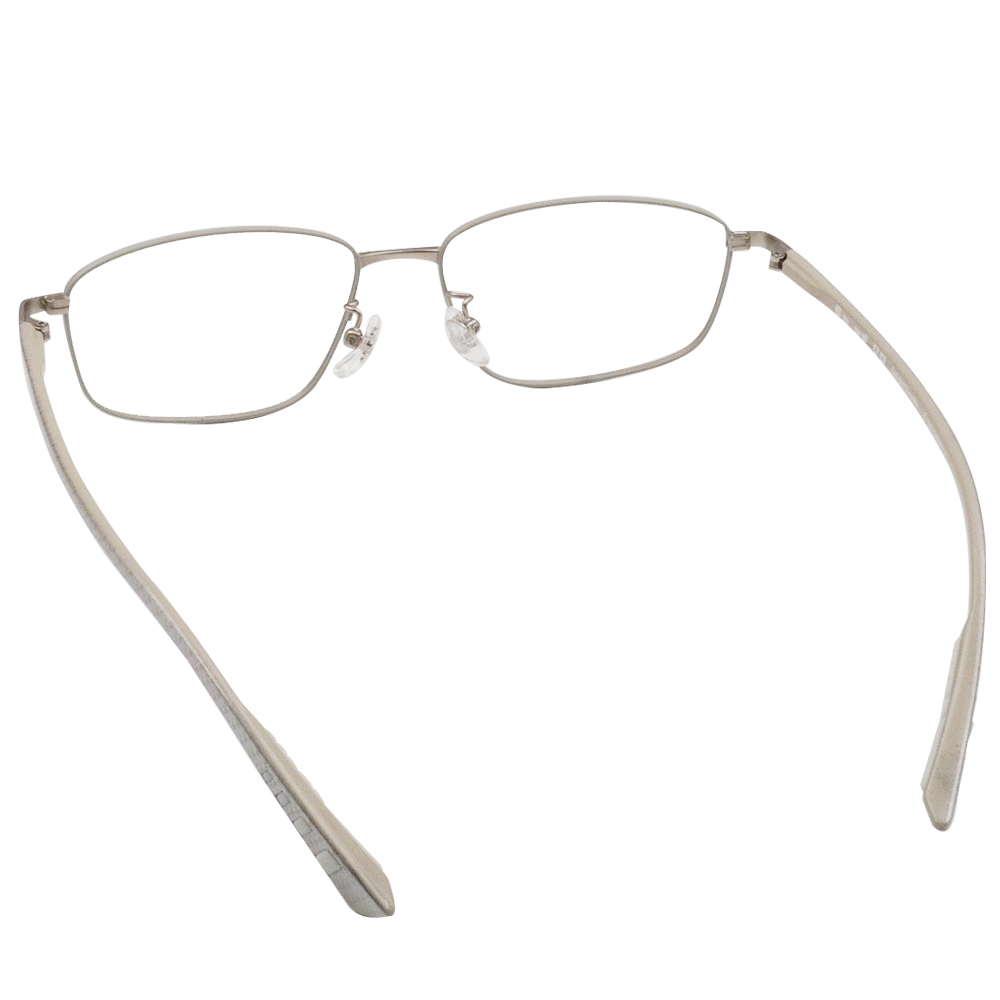 三麗鷗夢幻隊▪︎酷企鵝｜酷式放空 長方框眼鏡｜霧銀灰