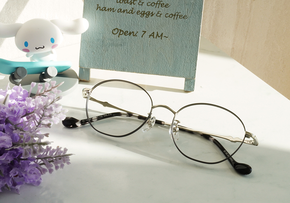 三麗鷗夢幻隊▪︎大耳狗｜捲耳暖日常 圓框眼鏡｜月紗灰