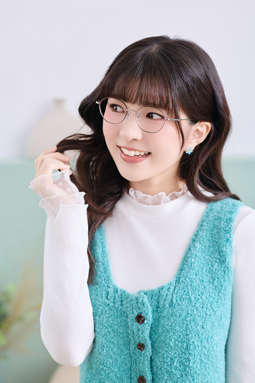三麗鷗夢幻隊▪︎大耳狗｜捲耳暖日常 圓框眼鏡｜寧靜藍