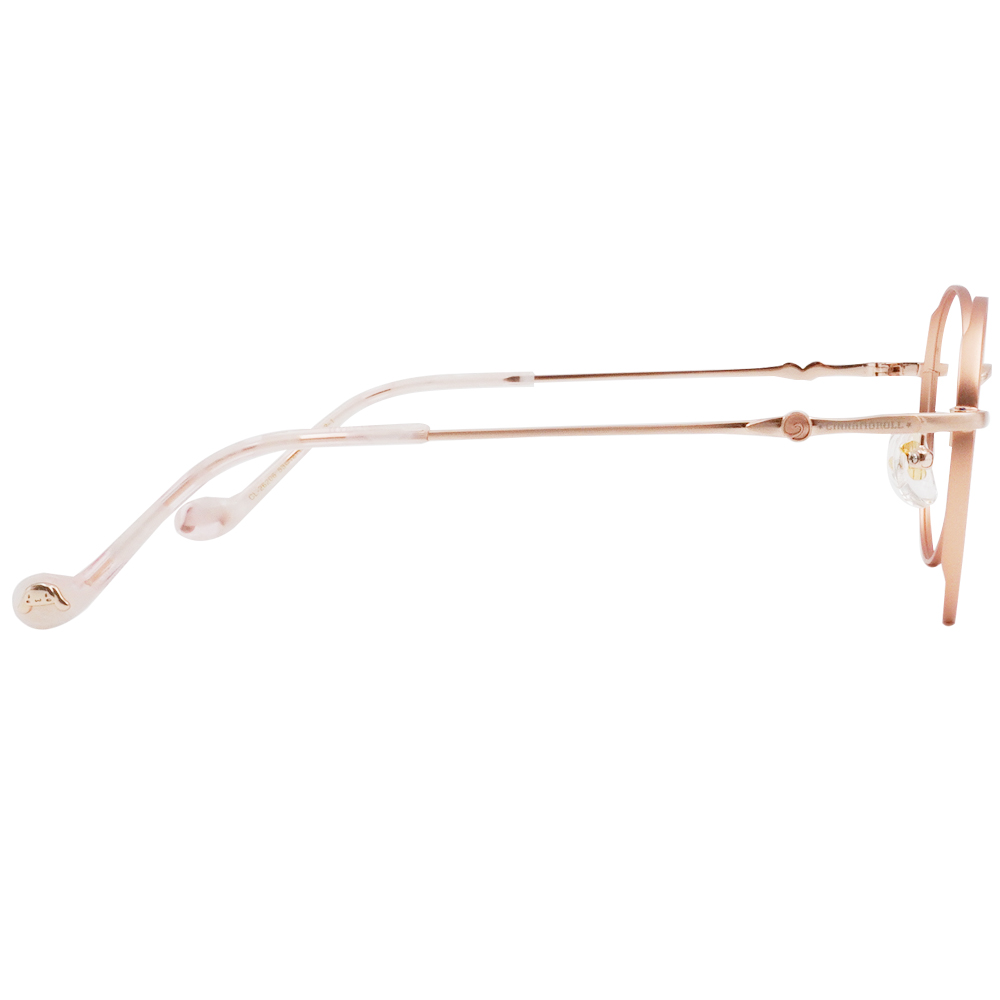 三麗鷗夢幻隊▪︎大耳狗｜肉桂捲小尾巴 圓框眼鏡｜奶霧粉金