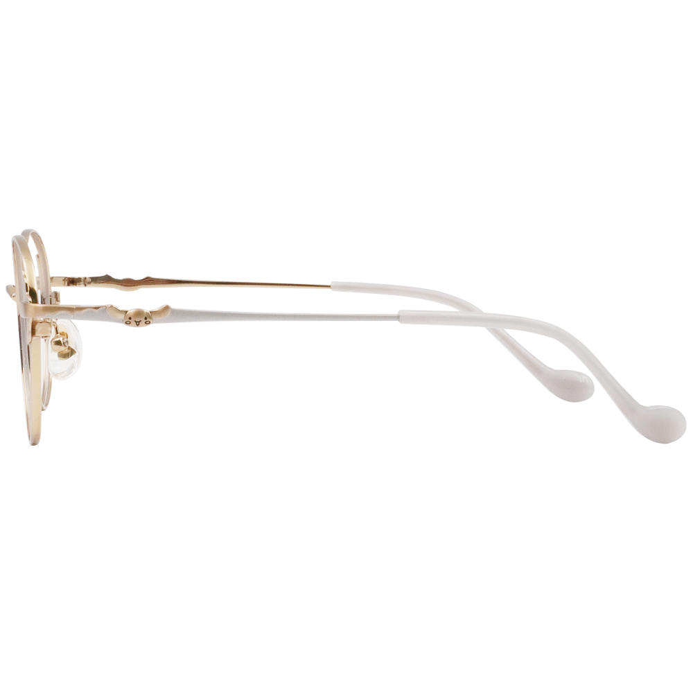 三麗鷗夢幻隊▪︎大耳狗｜藍天巡航 圓框眼鏡｜柔霧灰X金