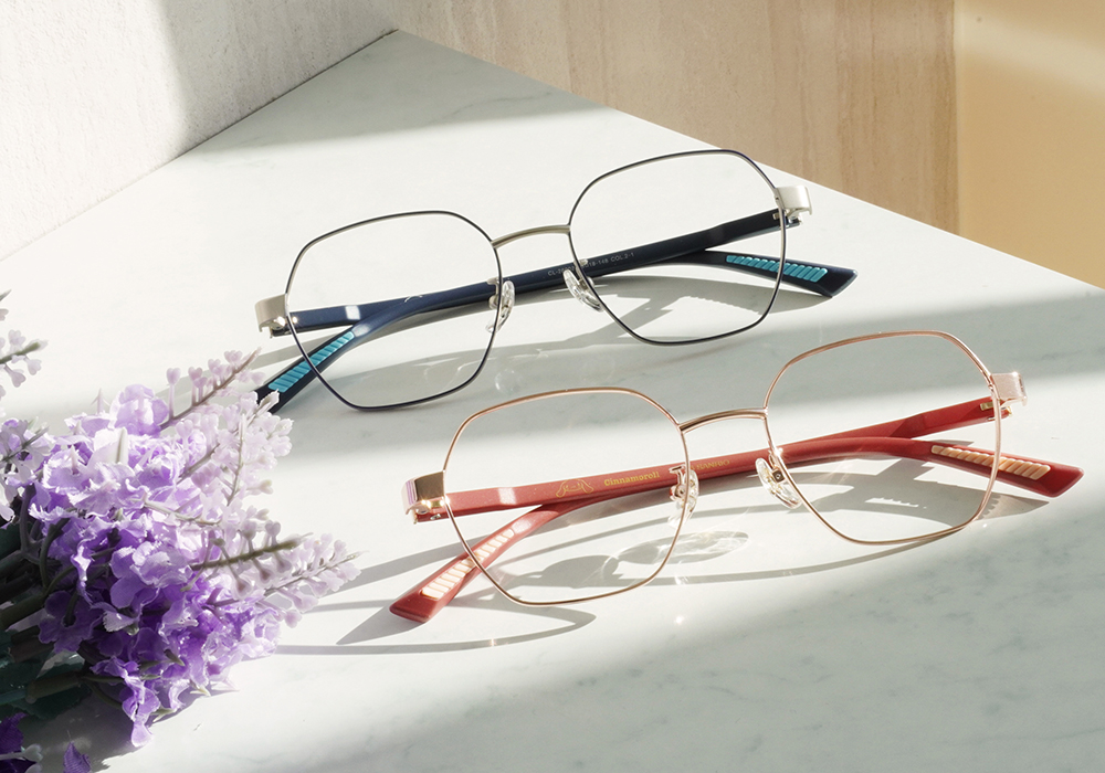 三麗鷗夢幻隊▪︎大耳狗｜軟綿奶霜 多邊框眼鏡｜雲霧藍