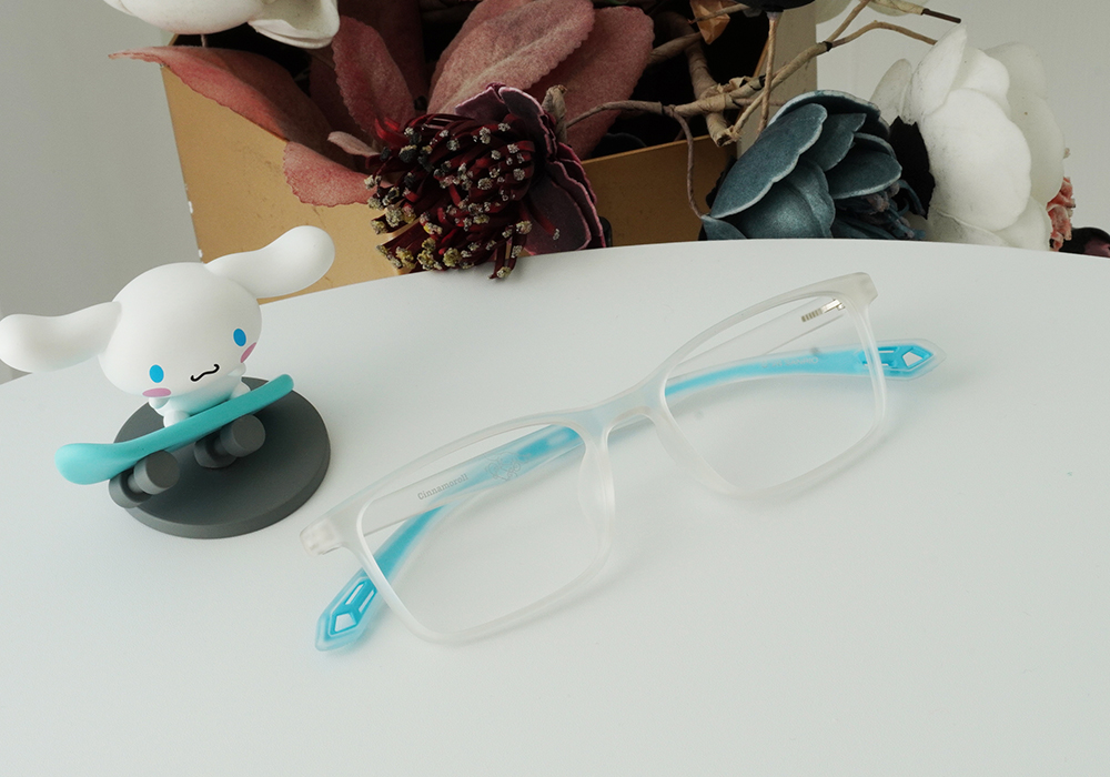 三麗鷗夢幻隊▪︎大耳狗｜雲朵滑行日誌 長方框眼鏡｜光透藍