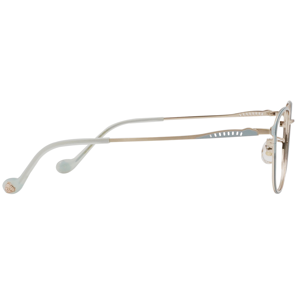 三麗鷗夢幻隊▪︎漢頓｜慵懶魚波紋 方框眼鏡｜淡霧藍