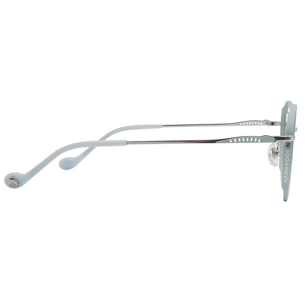 三麗鷗夢幻隊▪︎漢頓｜立體小魚鰭 圓框眼鏡｜海鹽藍