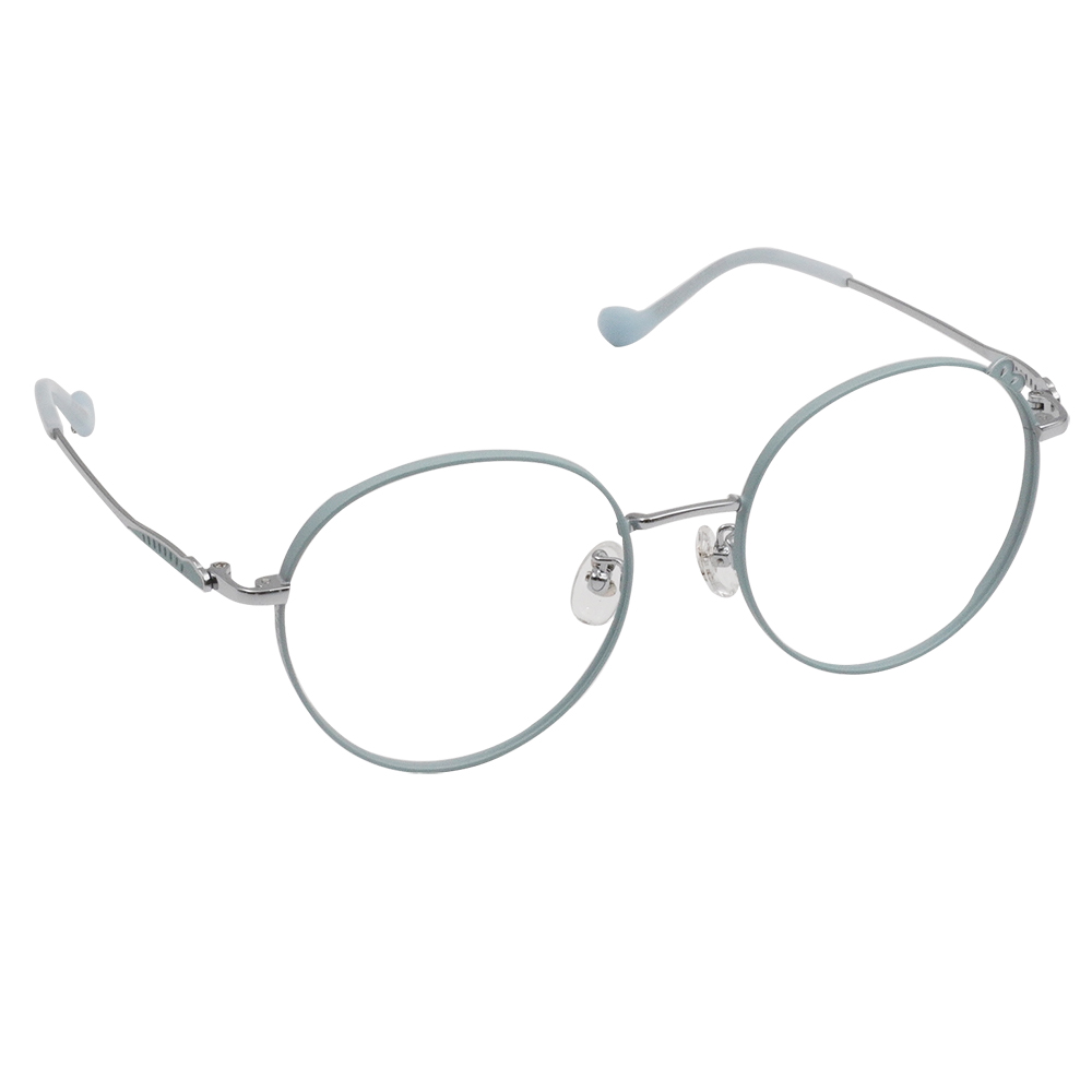 三麗鷗夢幻隊▪︎漢頓｜立體小魚鰭 圓框眼鏡｜海鹽藍