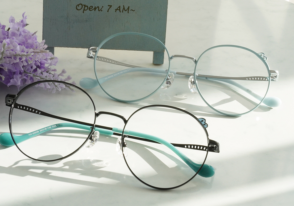 三麗鷗夢幻隊▪︎漢頓｜立體小魚鰭 圓框眼鏡｜糖果黑