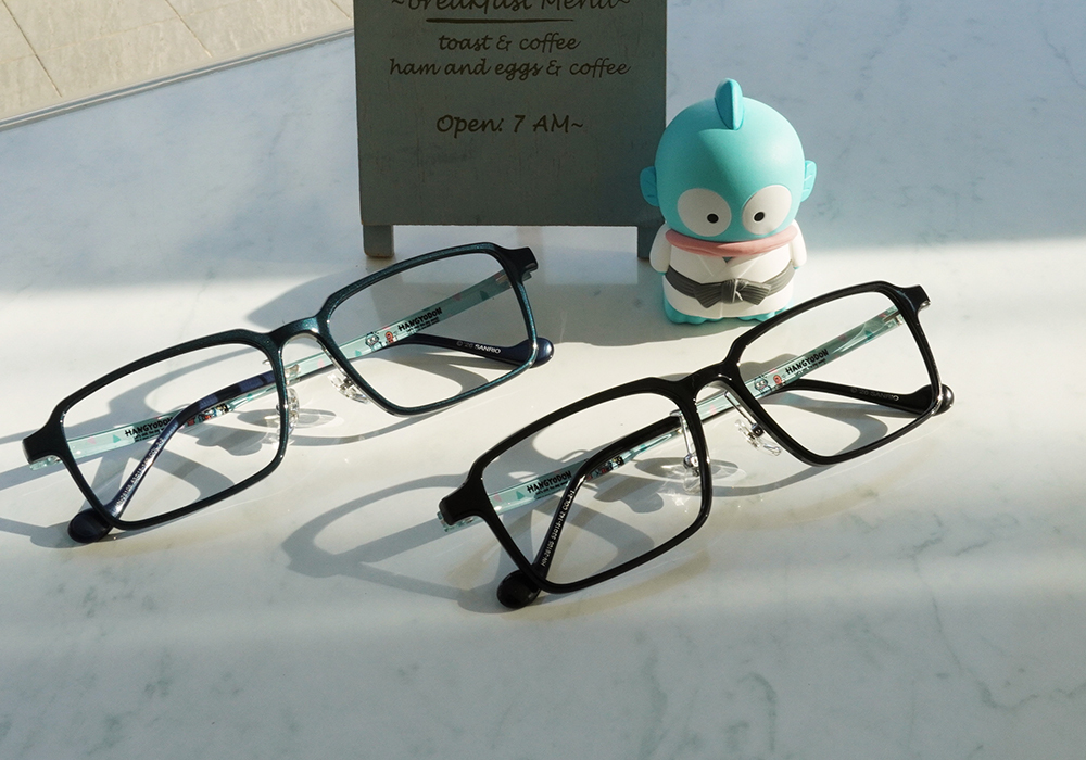 三麗鷗夢幻隊▪︎漢頓｜慵懶模式ON 長方框眼鏡｜迷霧藍