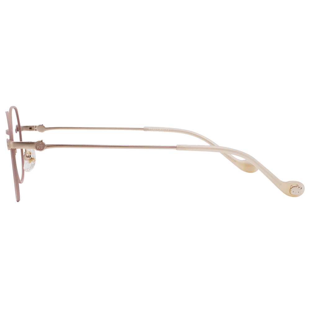 三麗鷗夢幻隊▪︎HELLO KITTY｜蘋果樂園 多邊框眼鏡｜薄霧粉