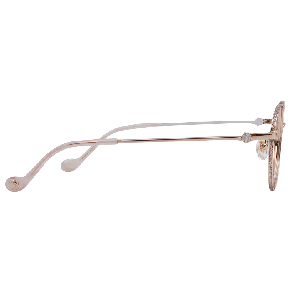 三麗鷗夢幻隊▪︎HELLO KITTY｜蝴蝶結粉光 圓框眼鏡｜晨曦粉金