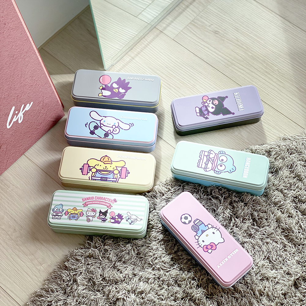 三麗鷗夢幻隊▪︎HELLO KITTY｜蝴蝶結粉光 圓框眼鏡｜晨曦粉金