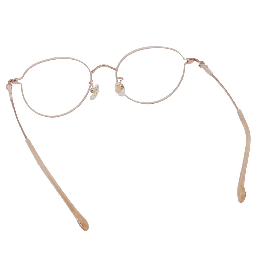 三麗鷗夢幻隊▪︎HELLO KITTY｜柔光綻放 圓框眼鏡｜粉釉橘